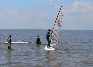  Curso de windsurf playa de Port Maria 